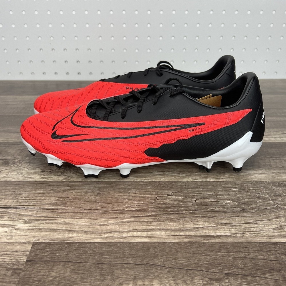 Nike Phantom GX Academy Multi-Ground Soccer Cleats Black Red DD9473-600 Men 11.5 - Picture 2 of 11